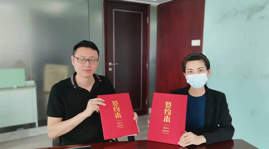 祝賀！金環(huán)電器與寧波某品牌電商客戶再次合作，簽約成功！