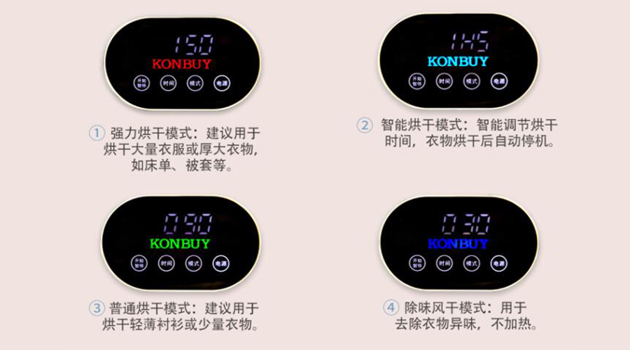 謹(jǐn)記！衣物烘干機(jī)不同干衣模式的使用建議